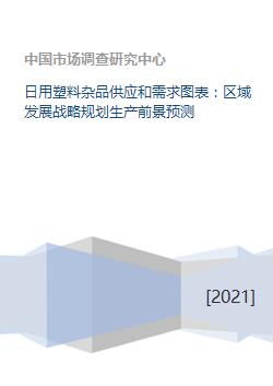 日用塑料杂品供应和需求图表 区域发展战略规划生产前景预测